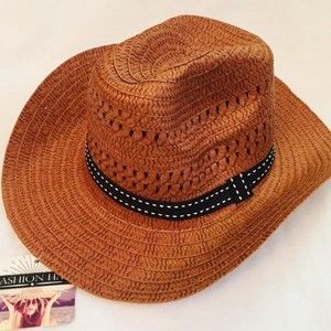 Woven Hat Western Cowboy Style